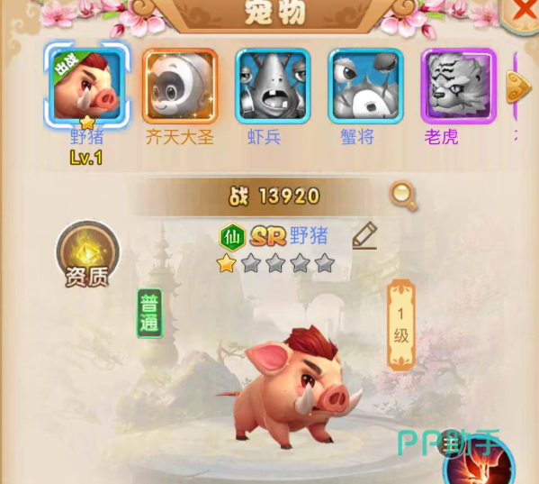 符灵鬼王高星级宠物输出面板