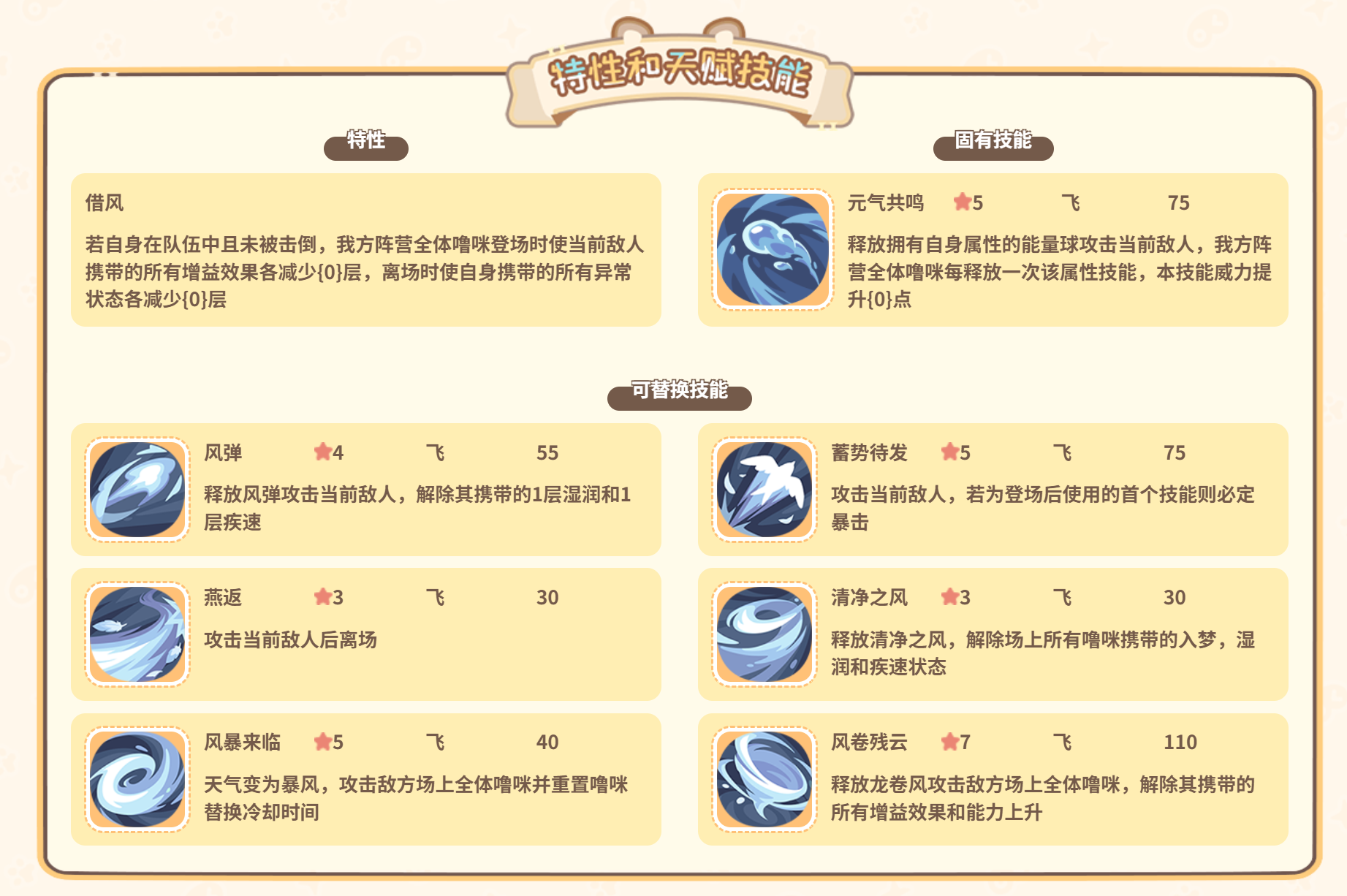 闪耀吧噜咪飞行猫鲨技能机制图
