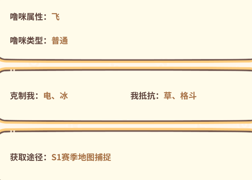 松果猫头鹰攻击防御生命与工作数值面板介绍
