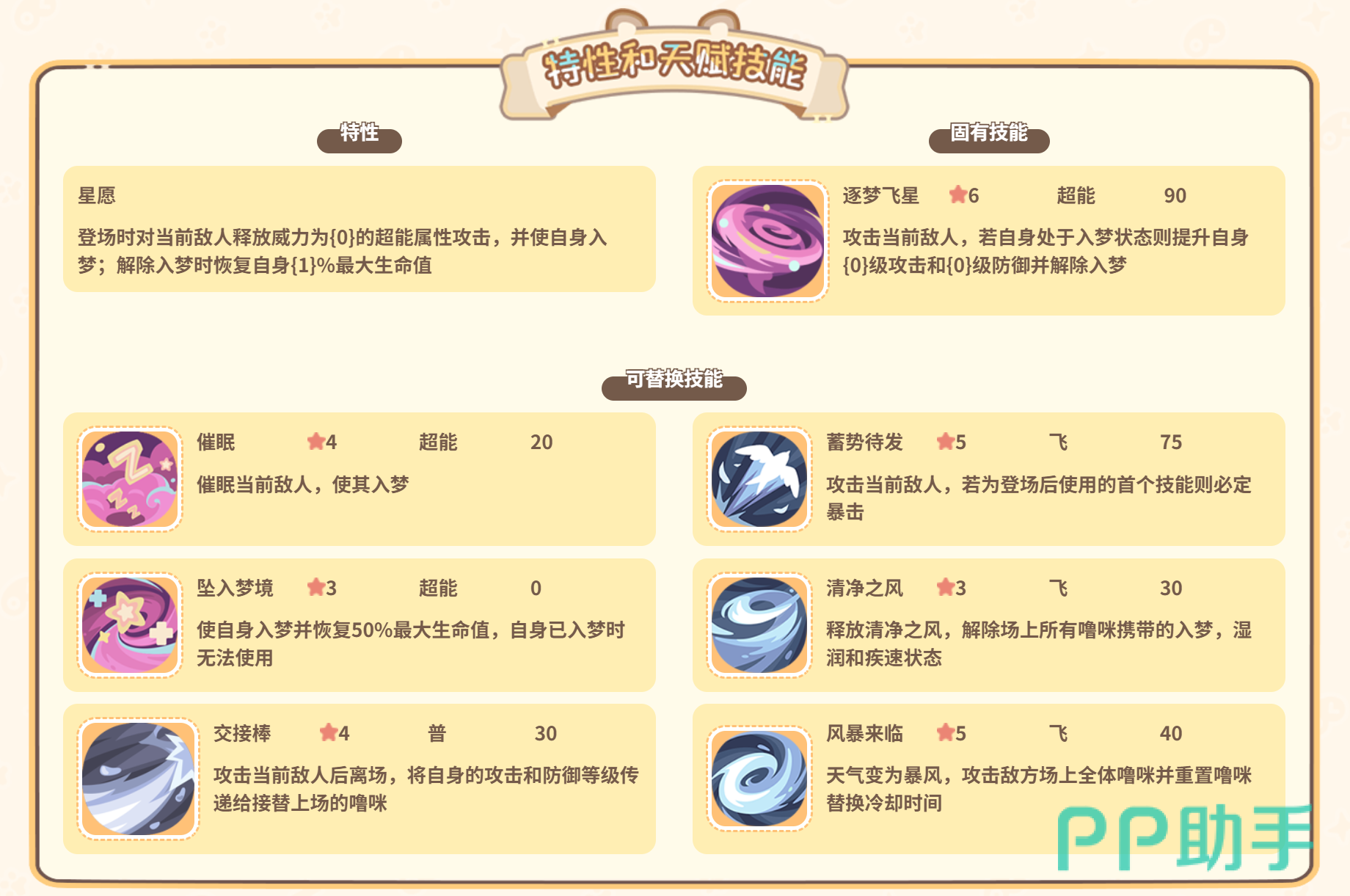 闪耀吧噜咪流星蝶交接棒攻防等级接力玩法