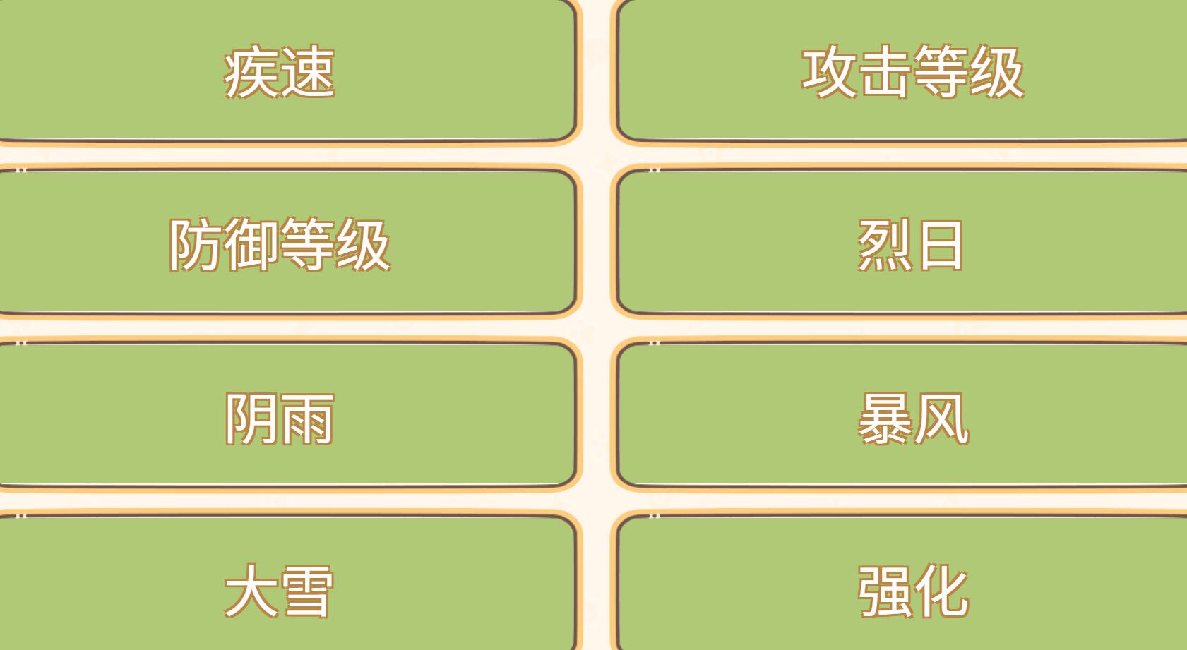 闪耀吧噜咪天气场地词条机制