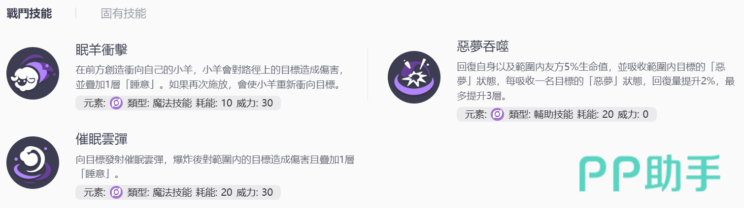 眠眠羊绵羊冲击与催眠云弹联动暗属性增益展示