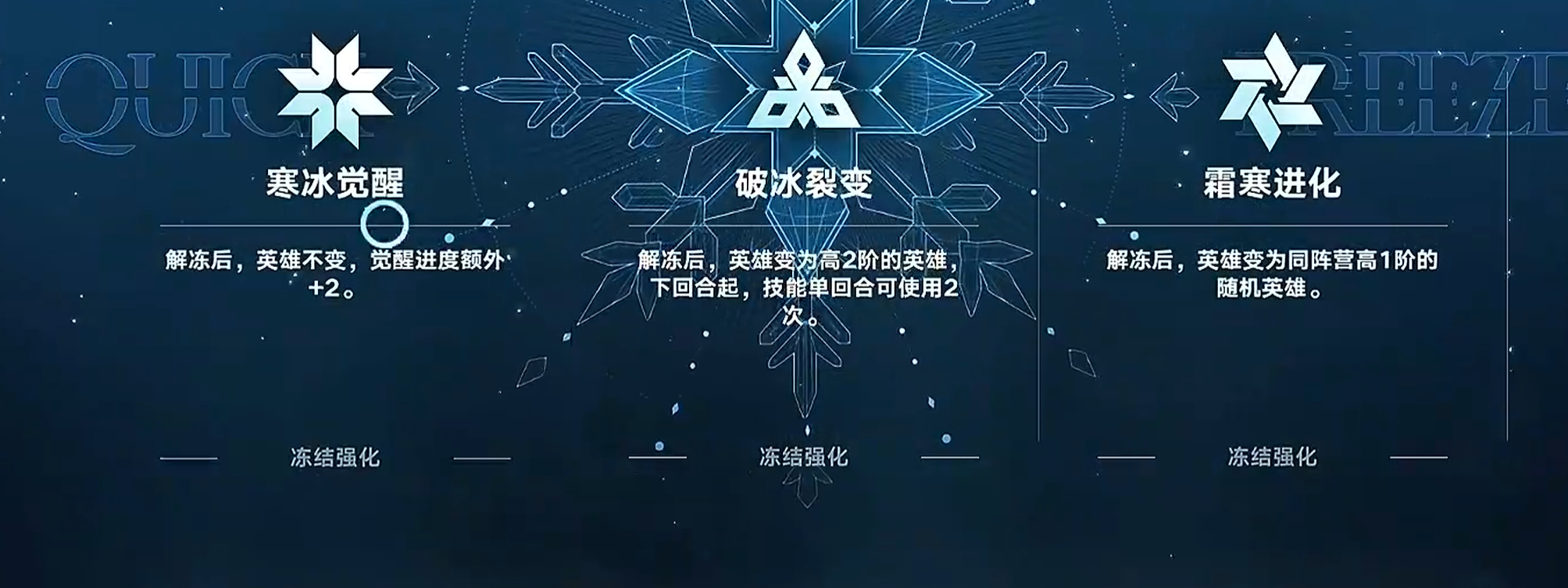 冰封结晶转换效果说明