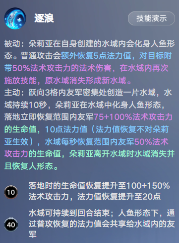 朵莉亚等级成长对比图：10级、40级、100级核心效果变化