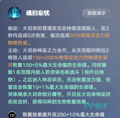大司命灵体与神巫模式示意图