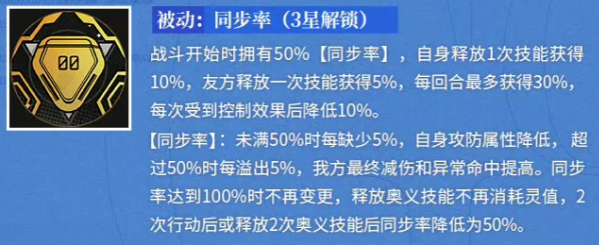 龙族卡塞尔之门绫波零同步率机制说明图
