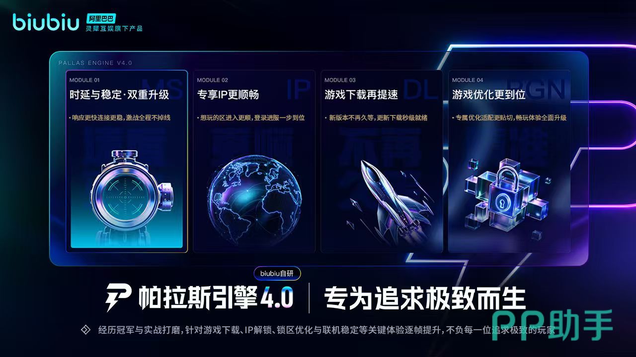 biubiu加速器电竞级低延迟实测界面