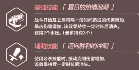 蔚蓝档案不破莲华泳装必杀与辅助技能说明