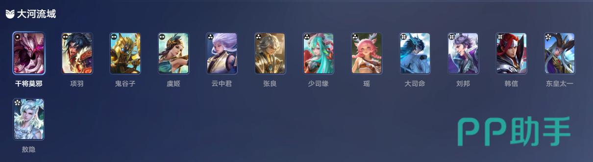 大河流域阵营示意图