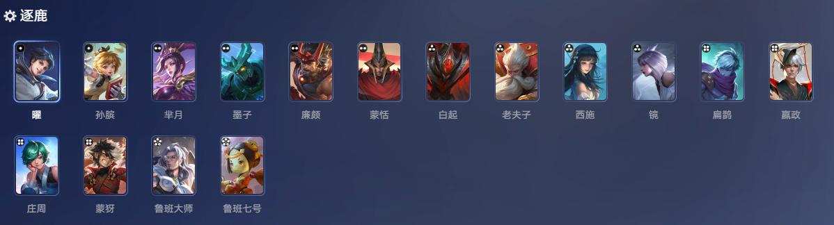 逐鹿阵营示意图