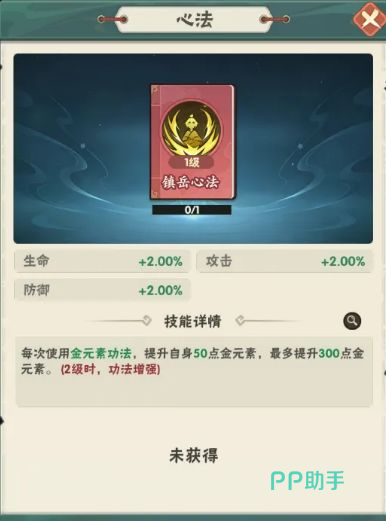 仙逆木系功法示意图