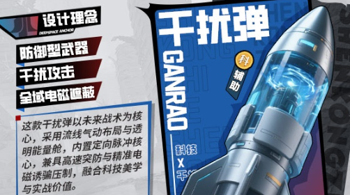 干扰弹电磁遮蔽场对敌方锁定效果示意