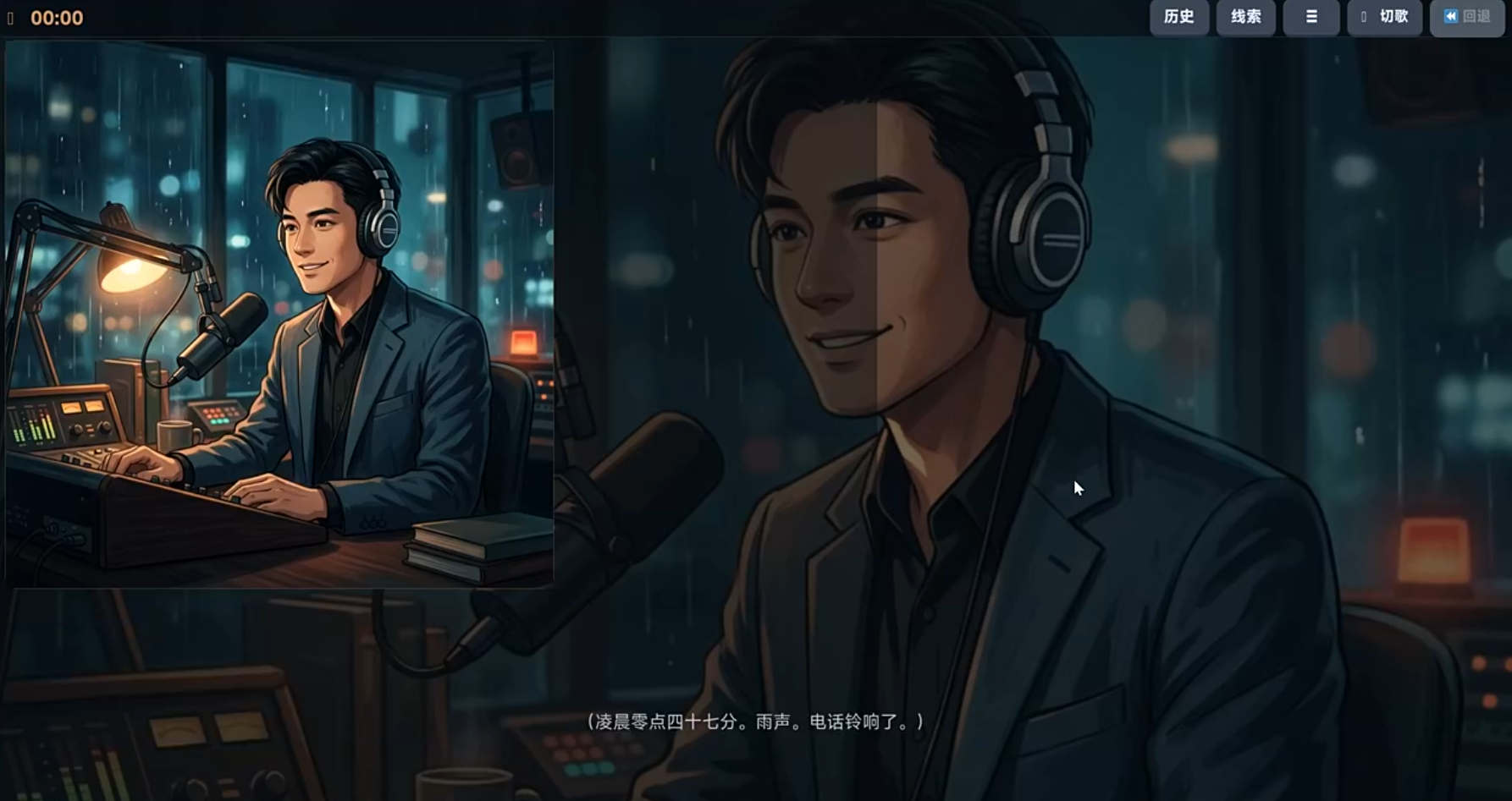 深夜电台切歌与线索记录