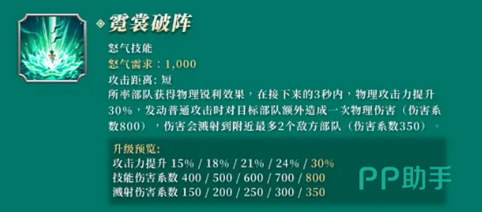 商缨霓裳破阵与降魔金身机制