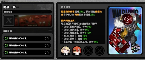 虚境逐影争锋特战关卡高分连击技巧图
