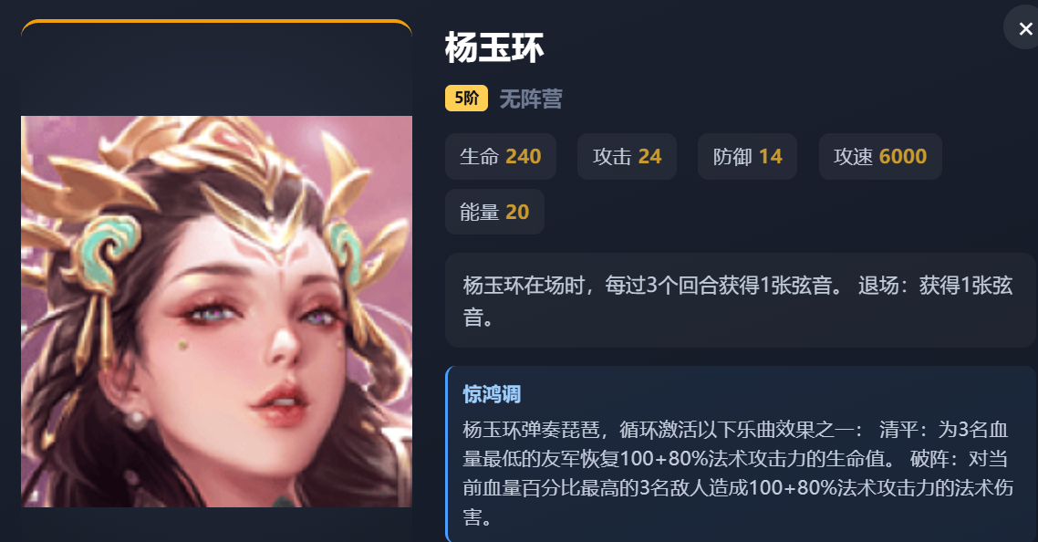 杨玉环弦音觉醒机制图