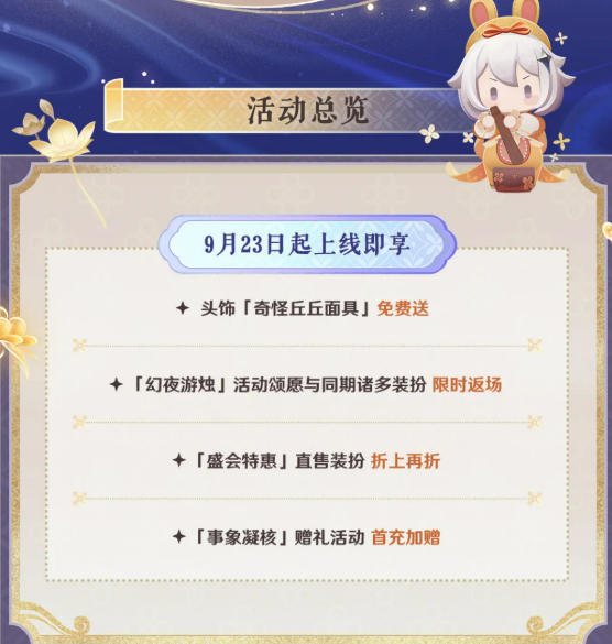 原神绮星盛会装扮与折扣展示