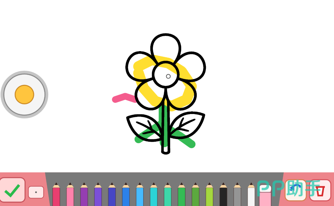 填色游戏完成作品展示截图
