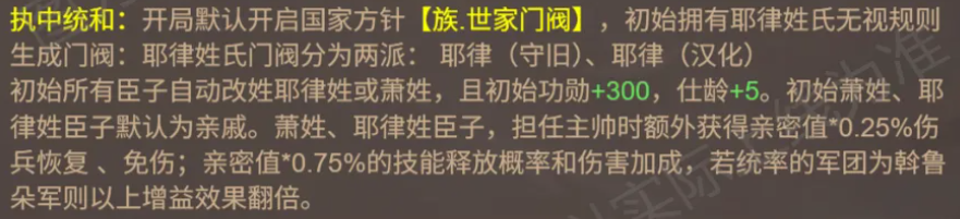 耶律姓氏门阀守旧汉化与亲密值伤兵恢复免伤图