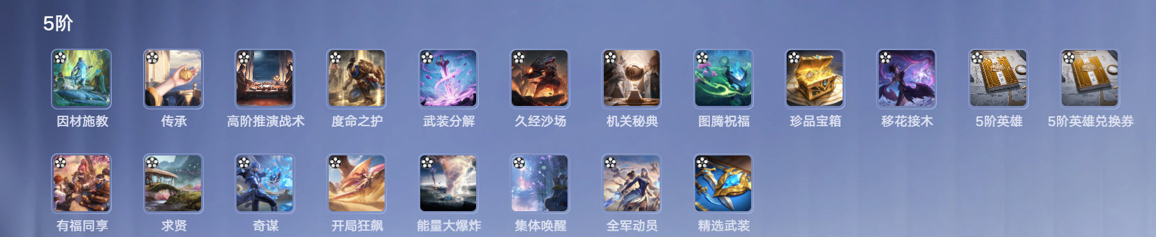 王者万象棋4阶英雄兑换券与战术卡牌