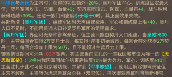 耶律大石契丹军团人口与商业驻扎收益截图