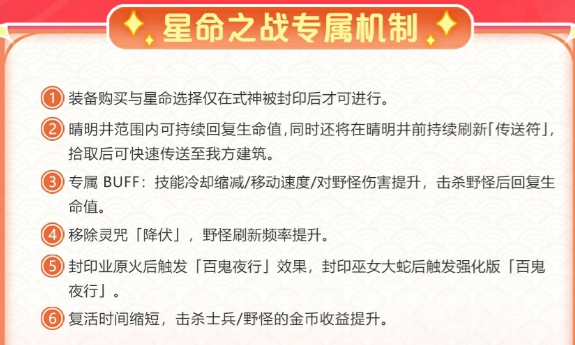 决战平安京星命之战星命质变机制展示