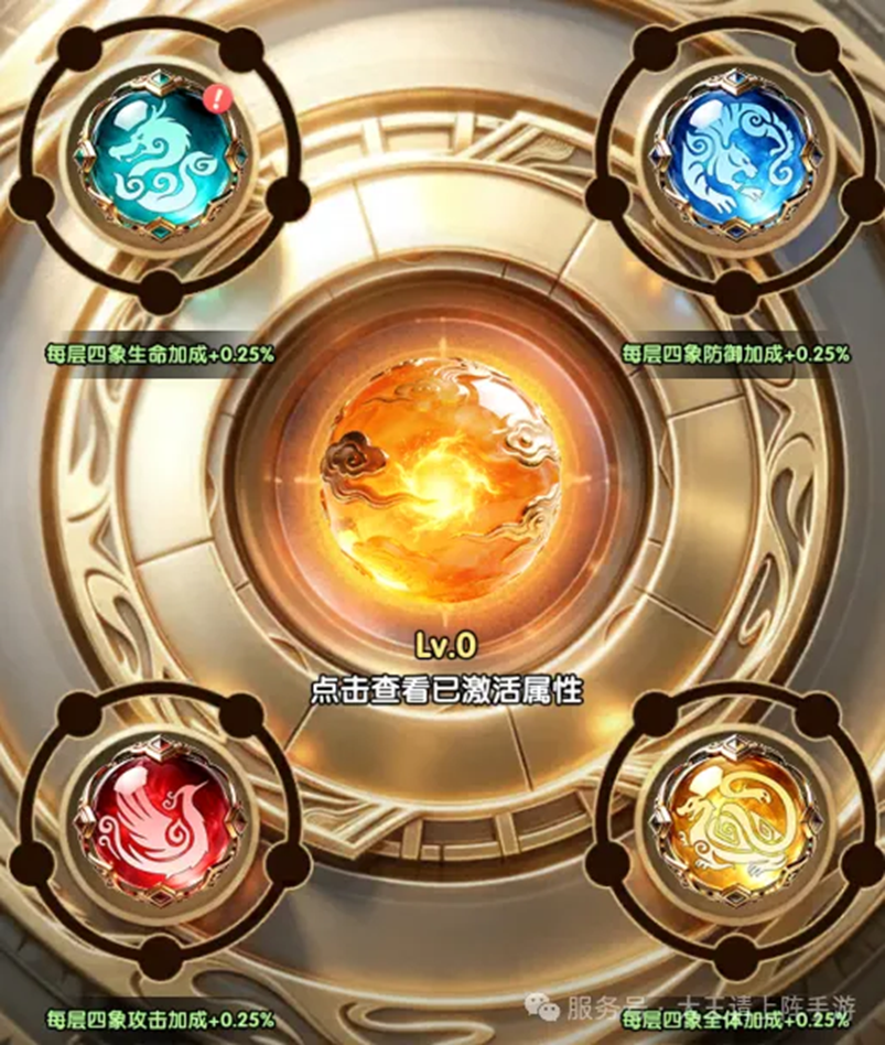 四象乾坤升级界面