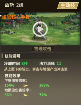 剑士凶斩连斩破咣斩凌空破伤害倍率表