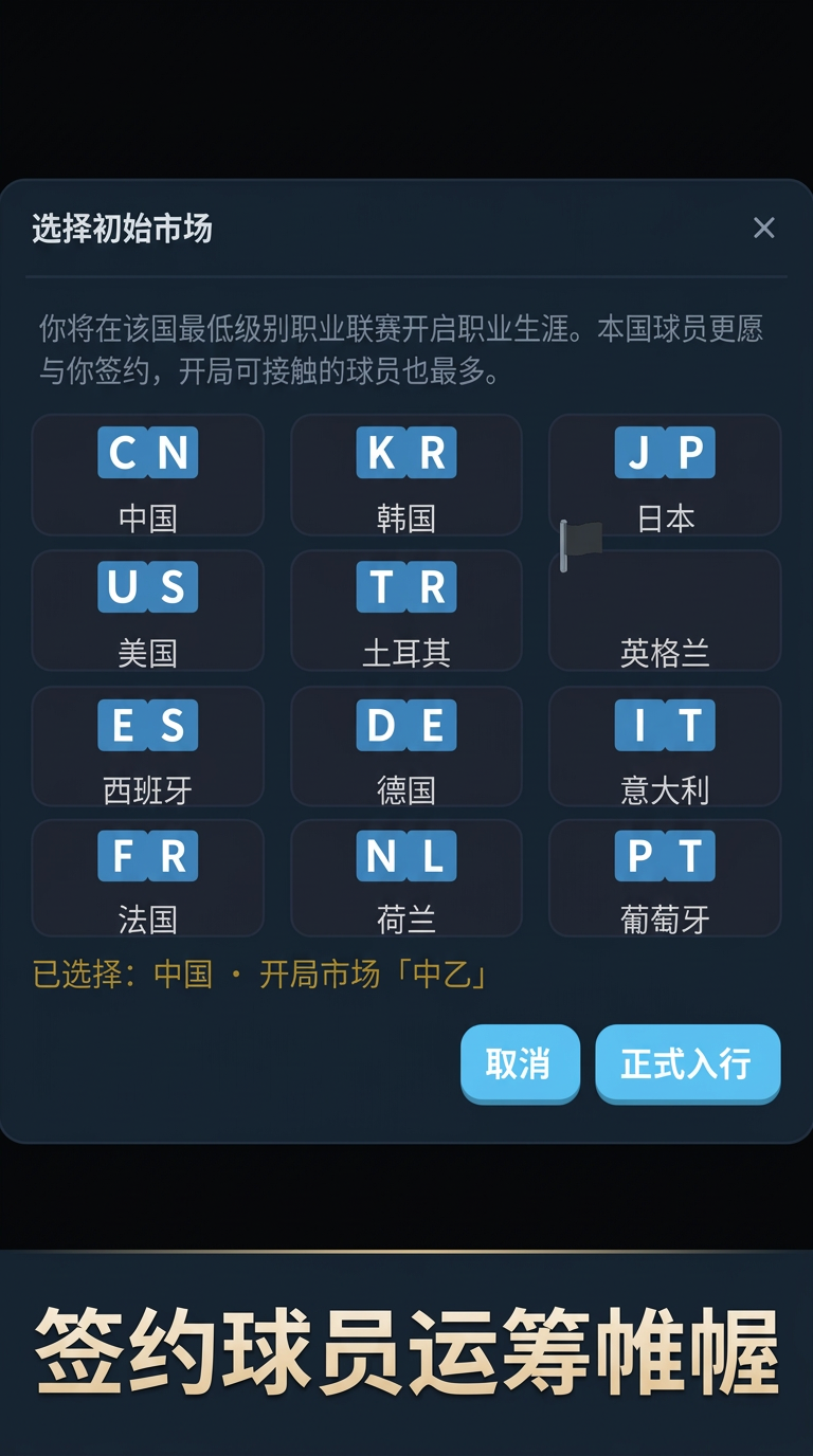 足球经纪人商业资源界面截图