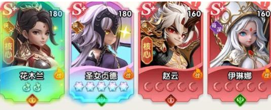 大王请上阵武将培养资源规划界面展示