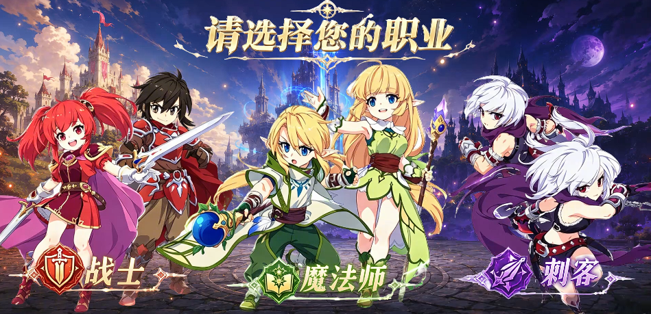 露娜蓝色大陆种族与职业搭配说明