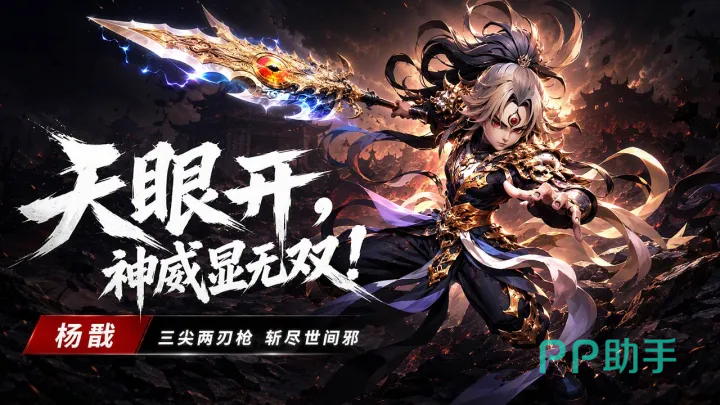 天命行者暗黑杨戬三眼角色立绘