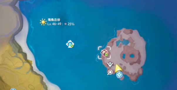 海角丘谷火山熔岩暴龙入口示意图