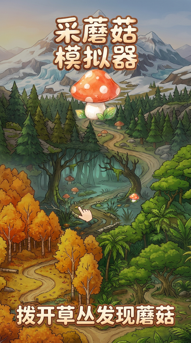 采蘑菇模拟器公开测试画面