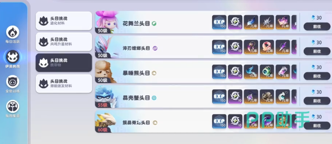 云上草原头目蛋路线示意