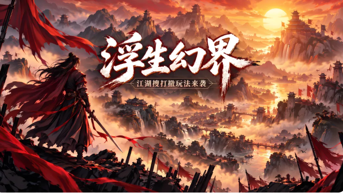 浮生幻界队伍配置与地图探索界面