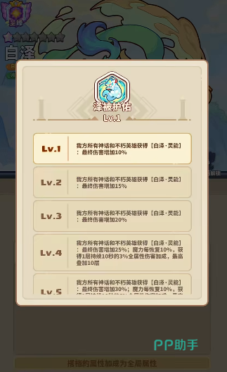白泽觉醒被动与终极技增益