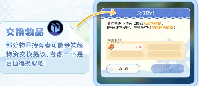 未定事件簿NXX非常假日出海探索与物资交易界面
