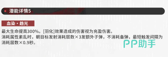 血染织羽潜能5血染趋光共享强化图