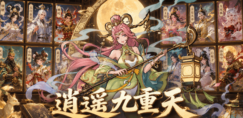 逍遥九重天家园采药炼丹炼器场景图