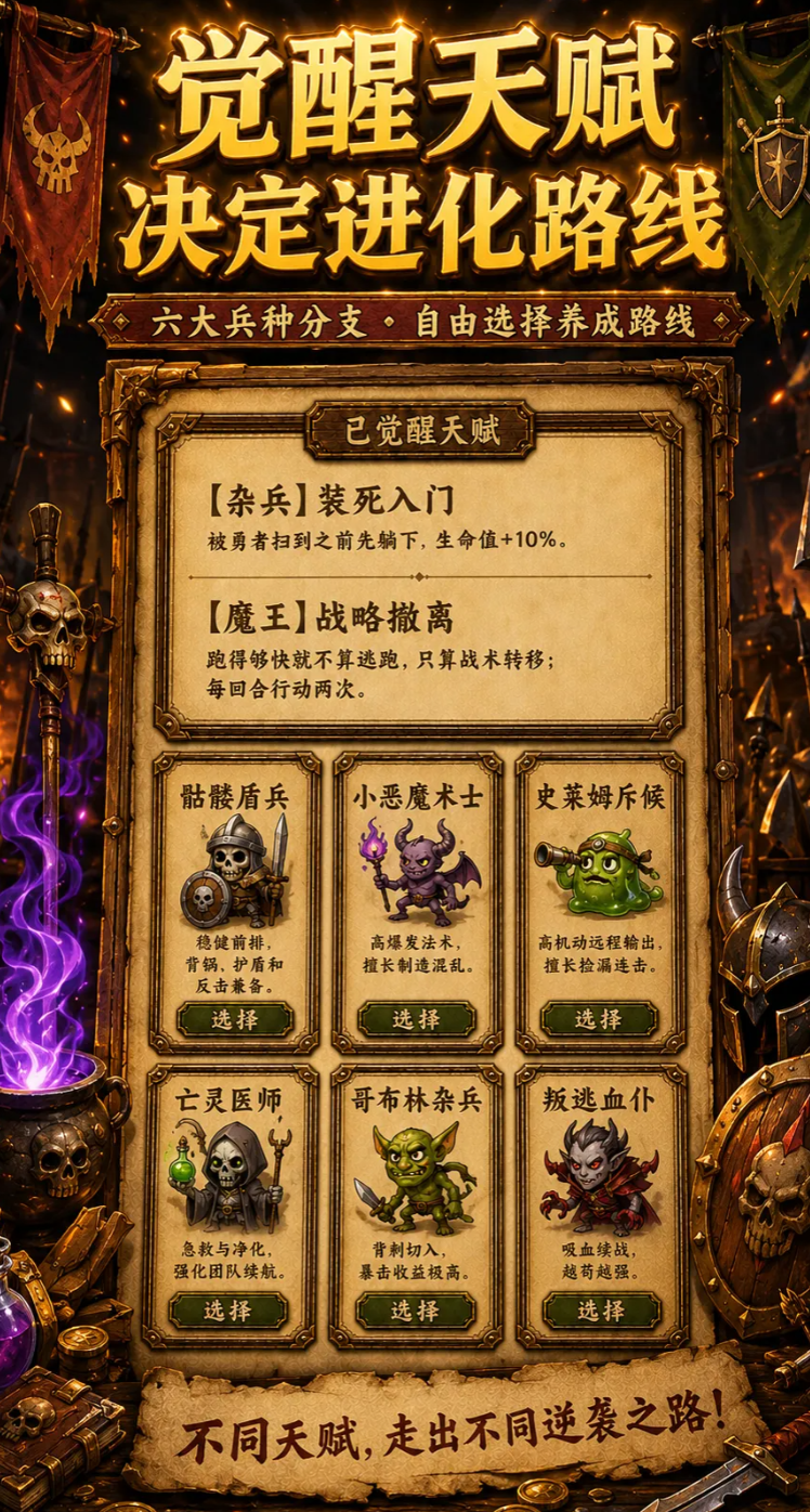 炮灰生存手册兵种进阶与玩法模式界面