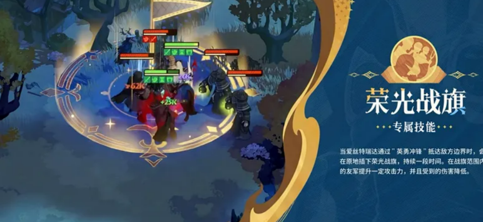 爱丝特瑞达荣光战旗专属技能图
