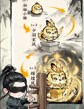 无极侠士前期教学战斗界面