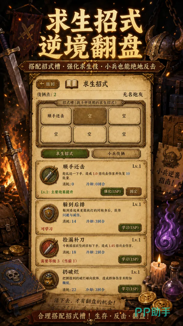炮灰生存手册天赋觉醒与装死入门效果