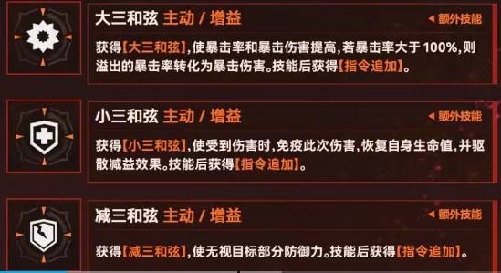 大三大和弦小三和弦减三和弦差异图示