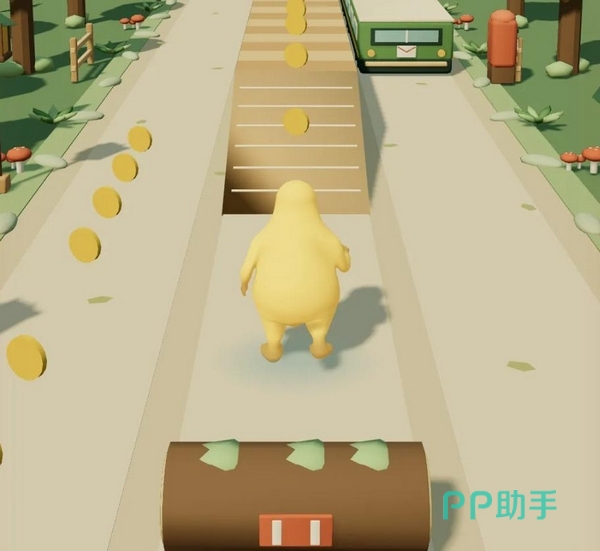 奶蛙快跑休闲跑酷手游宣传图