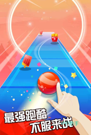 滚动的世界操作界面与障碍布局