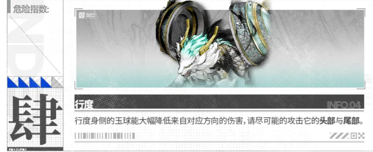 明日方舟终末地叁级角燥与肆级行度战斗提示图