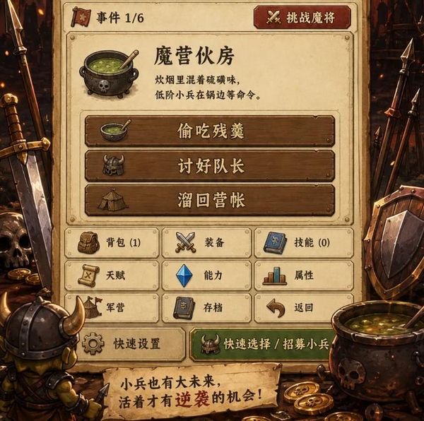炮灰生存手册D-113低阶魔族士兵生存玩法图