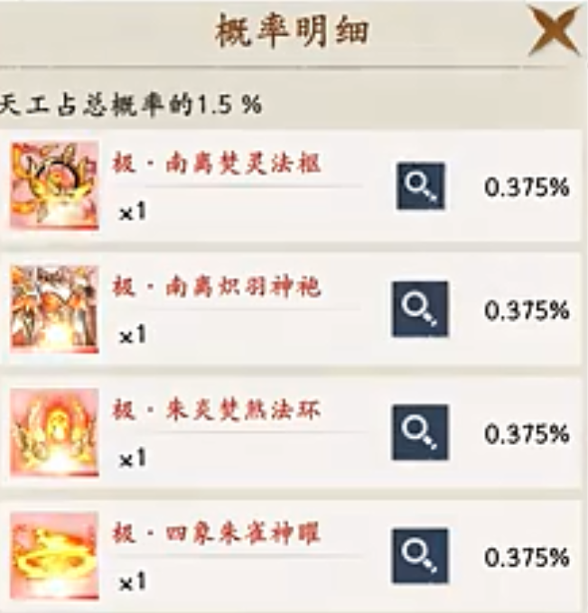 格斗山海显圣活动礼包与彩石消耗参考